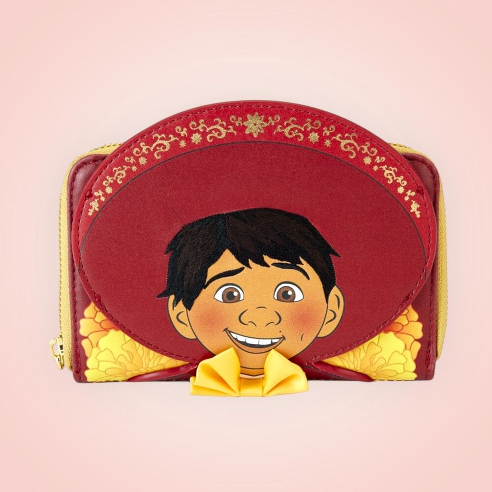 LOUNGEFLY WALLET Coco Miguel Mariachi Cosplay Zip Around Wallet